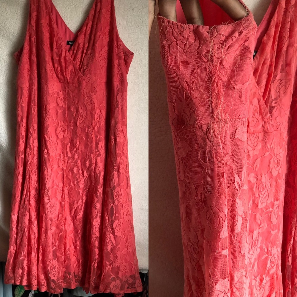 Sexy Lace Pleated Dress